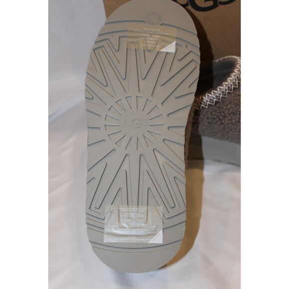 UGG WOMEN'S TAZZ CURLY SHEARLING SLIPPERS GRAY NIB - Picture 6 of 6